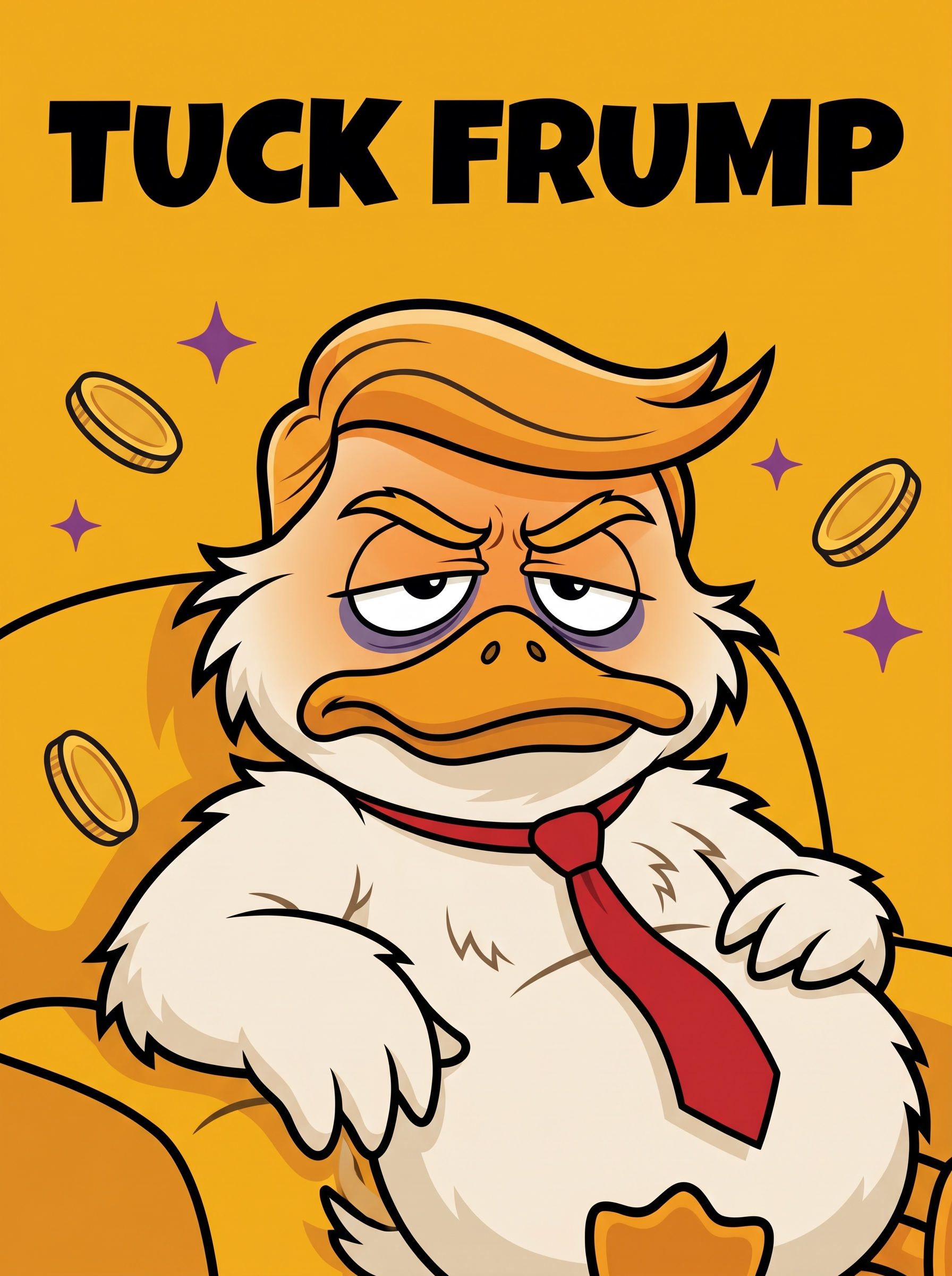 Tuck Frump the duck